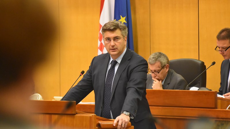 Predsjednik Vlade Andrej Plenković u Hrvatskom saboru podnio izvješće o sastancima Europskoga vijeća